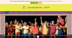 Desktop Screenshot of chorale-belair.fr